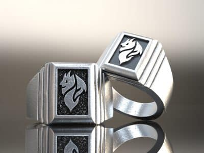 Anello Sigillo Milan 3 Anello Sigillo Milan 3
