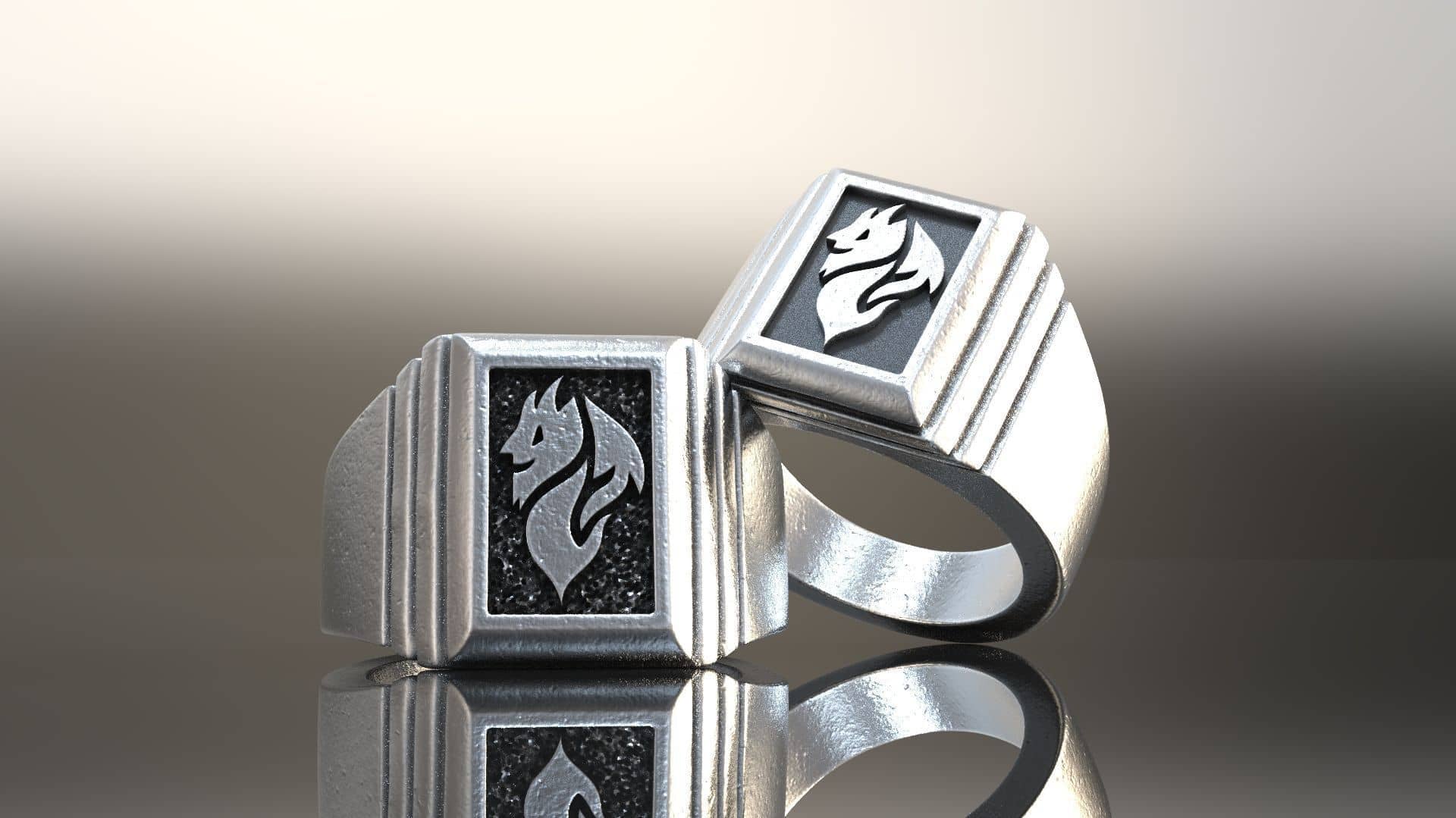 Anello Sigillo Milan 3