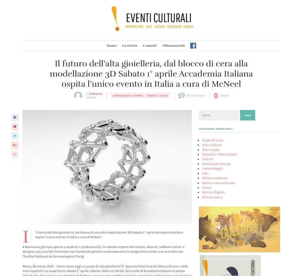 eventi articolo