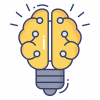 bulb Brain icons created by DinosoftLabs - Flaticon