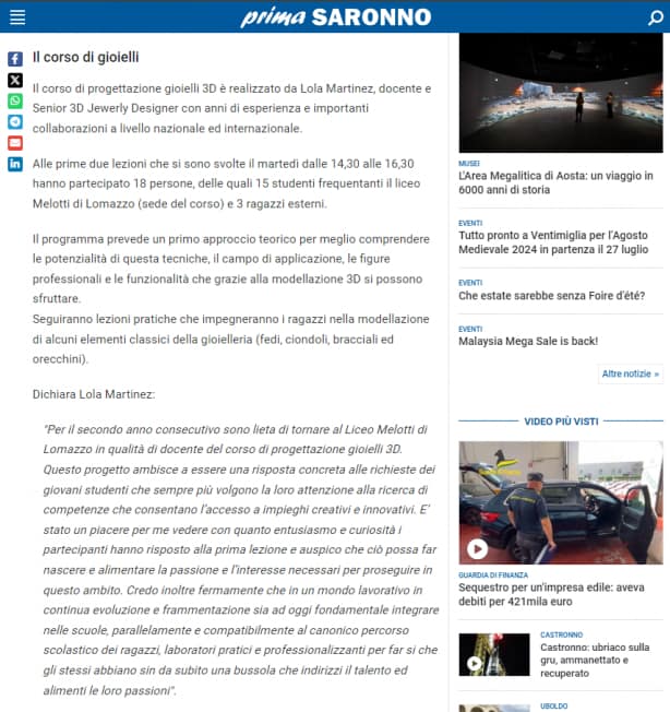 articolo prima saronno articolo prima saronno